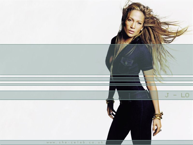 Jennifer Lopez in denim outfit