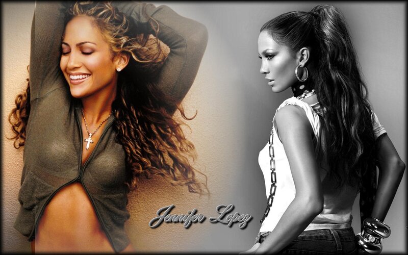 Jennifer Lopez in Two Poses
