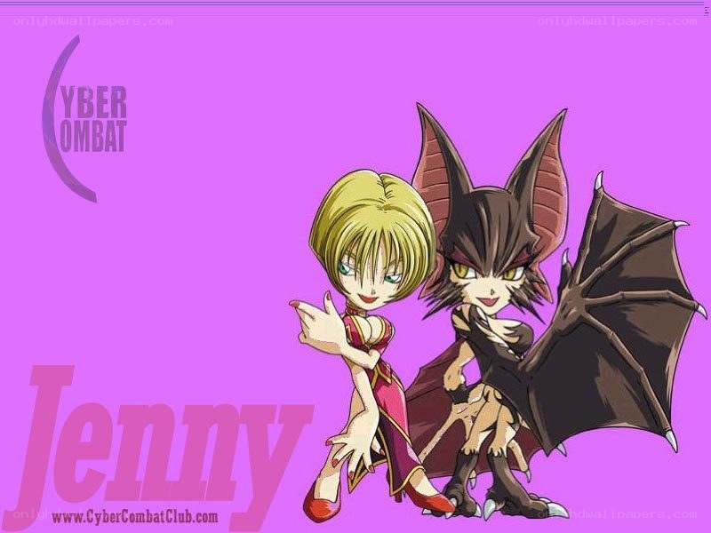 Jenny and a bat creature