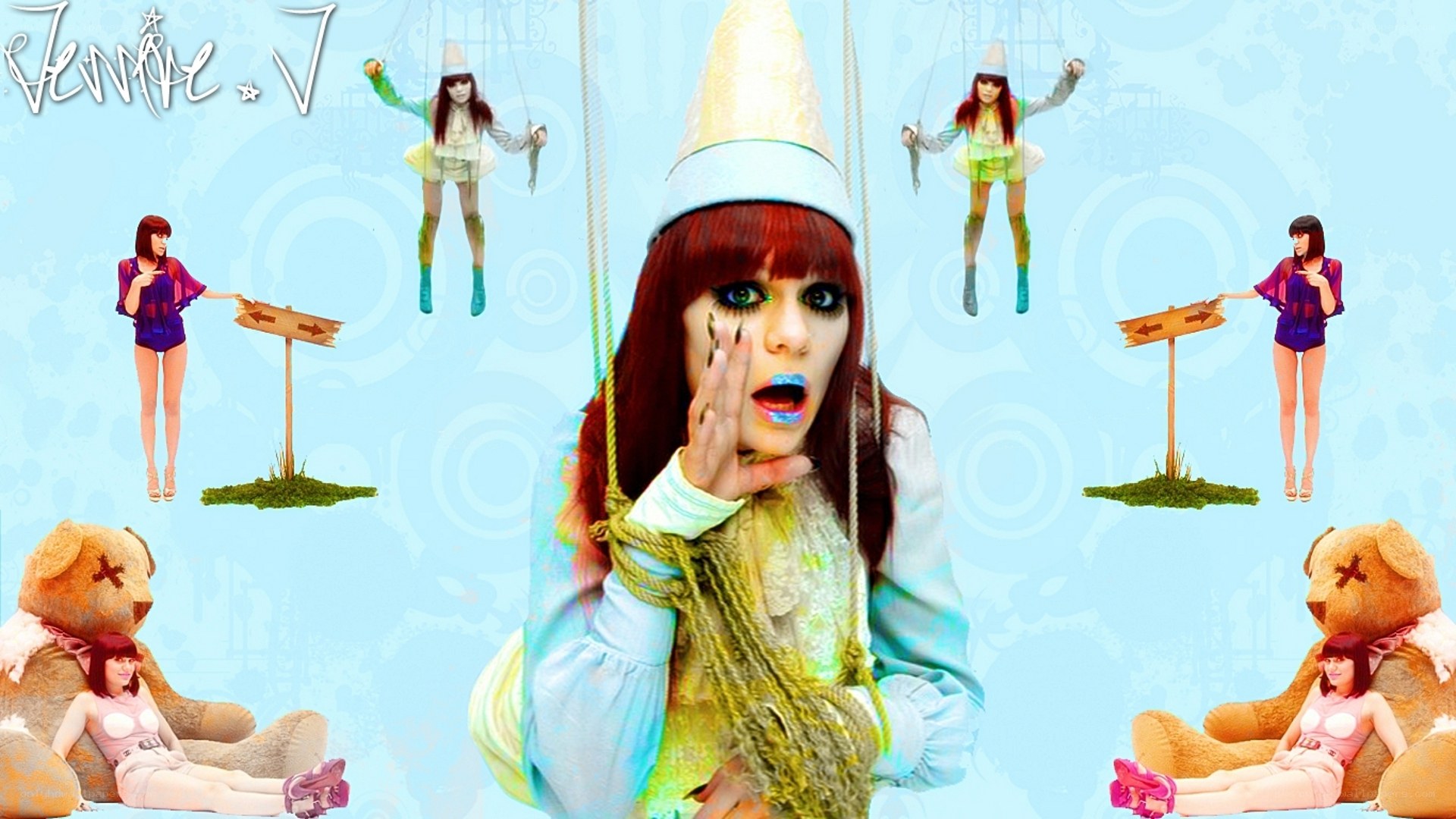 Jenny J with puppets