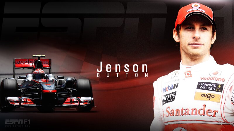 Jenson Button in Racing Gear