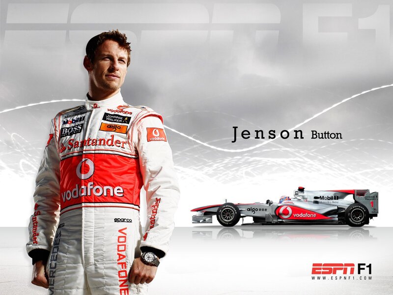 Jenson Button in Racing Suit