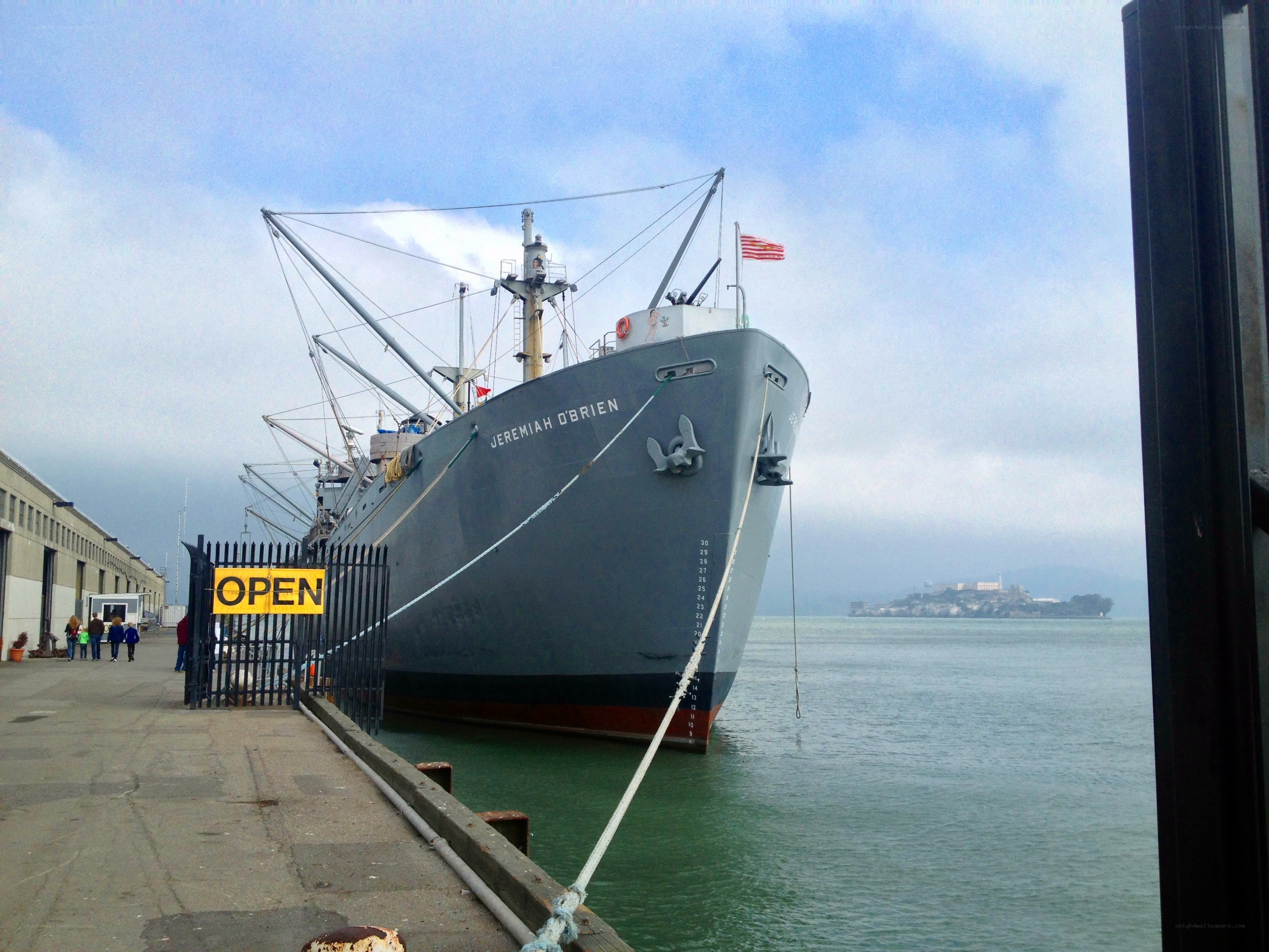 Jeremiah O'Brien ship at dock