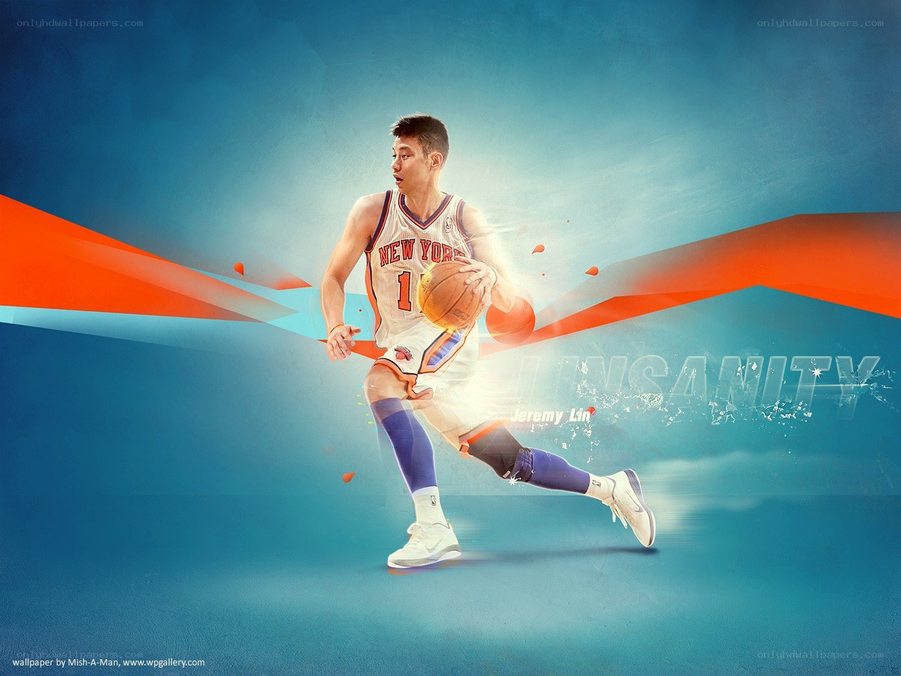 Jeremy Lin basketball action