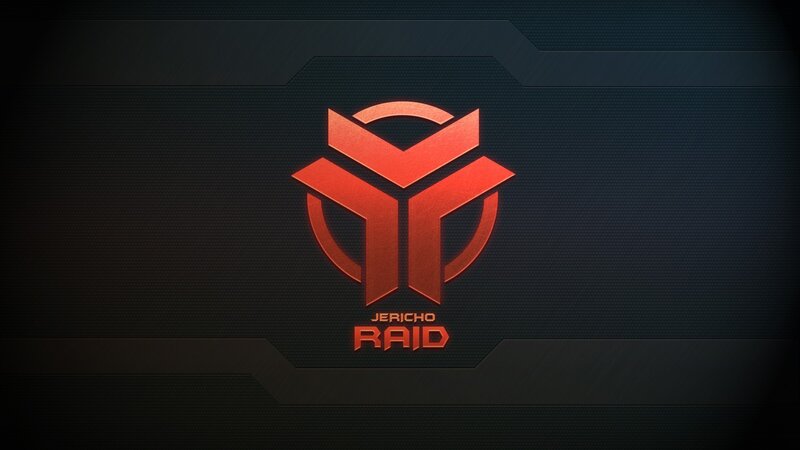 Jericho Raid Logo — Red
