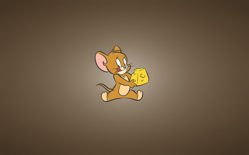 Jerry the mouse with cheese