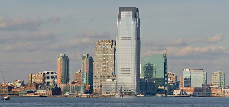 Jersey City skyline from the water