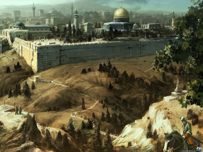 Jerusalem cityscape artwork