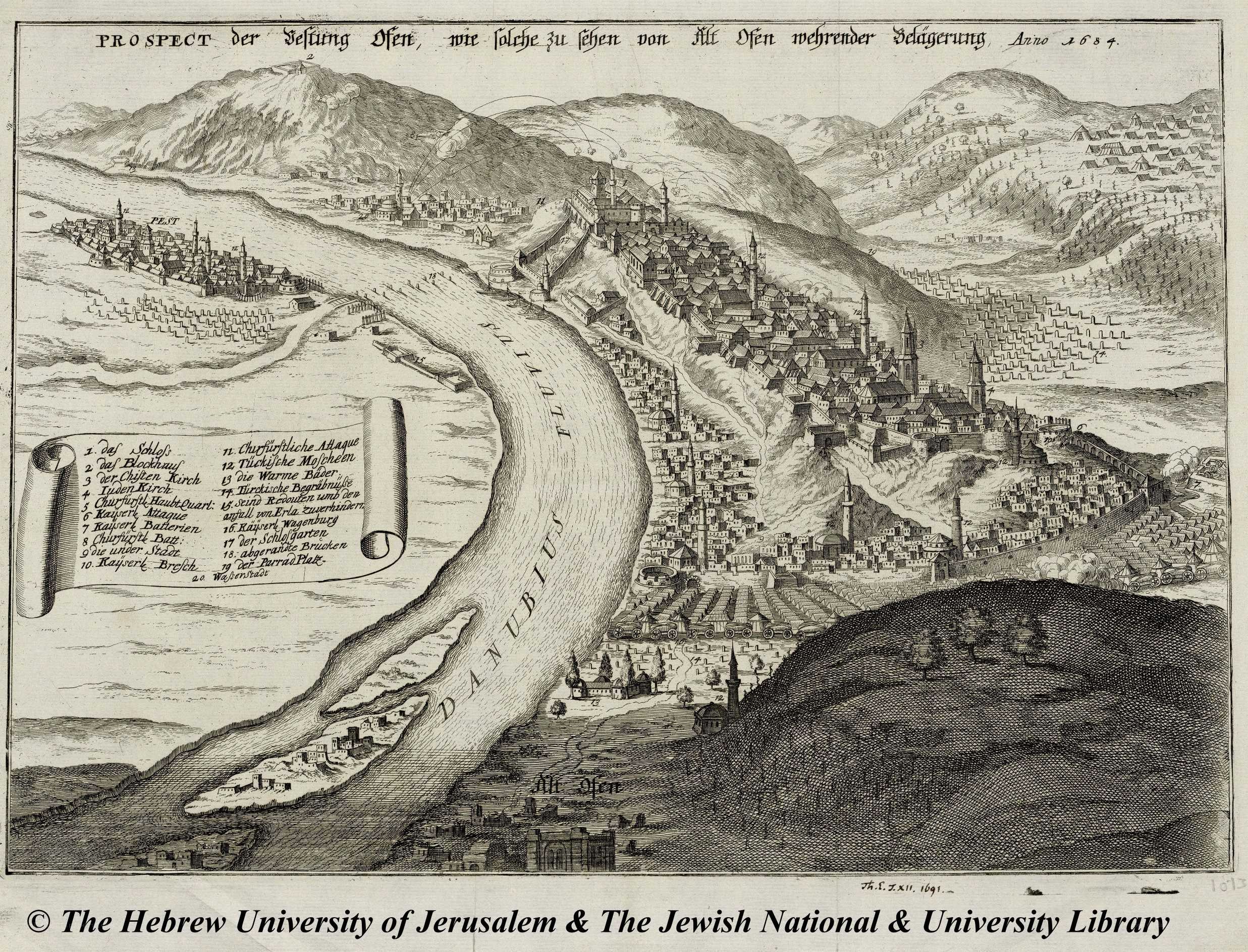 Jerusalem Prospect from 1684