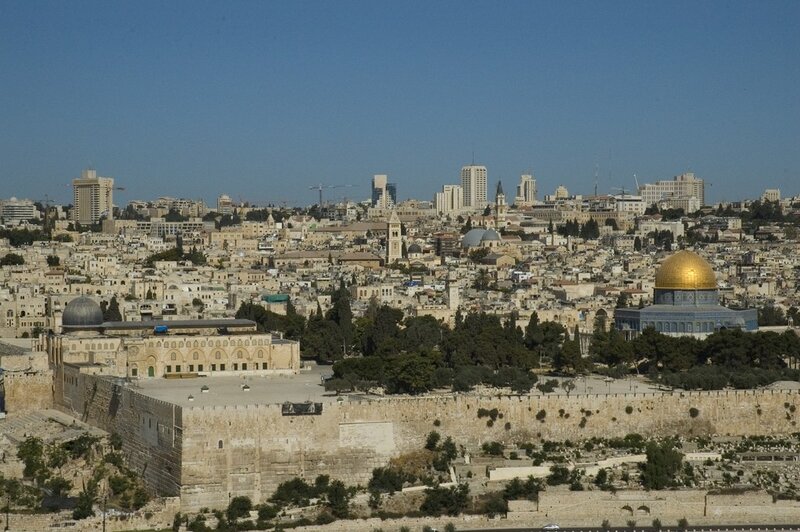 Jerusalem skyline view