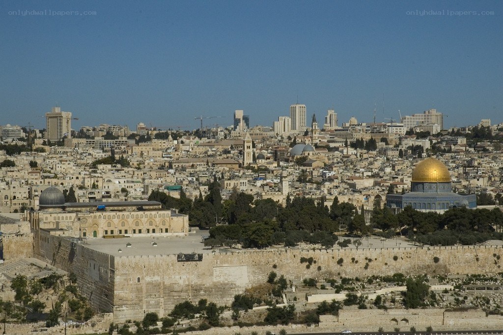 Jerusalem skyline view