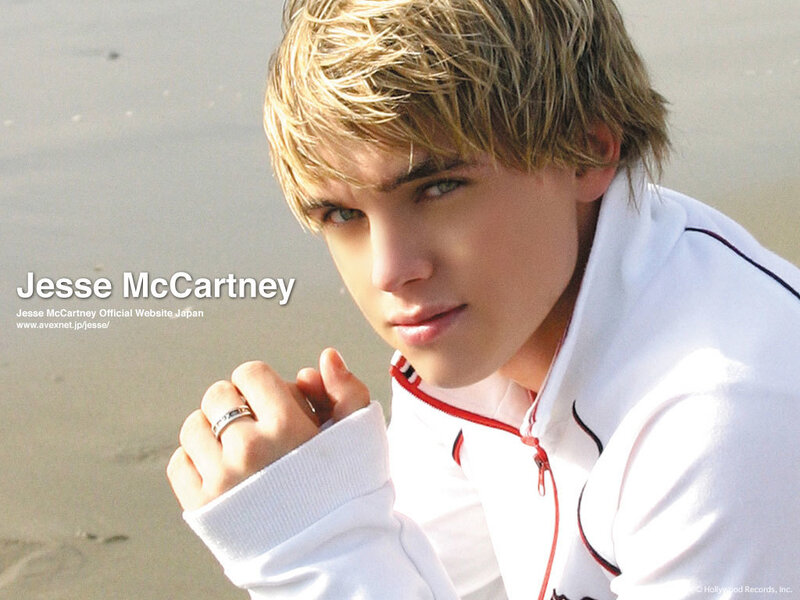 Jesse McCartney on the beach