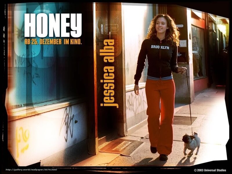 Jessica Alba in Honey movie poster