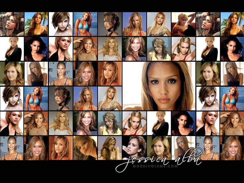 Jessica Alba photo collage