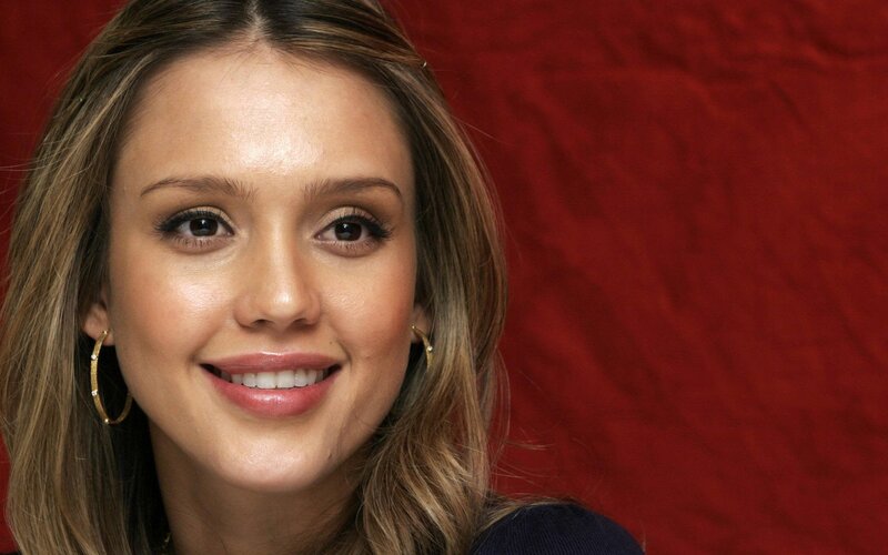 Jessica Alba smiling portrait