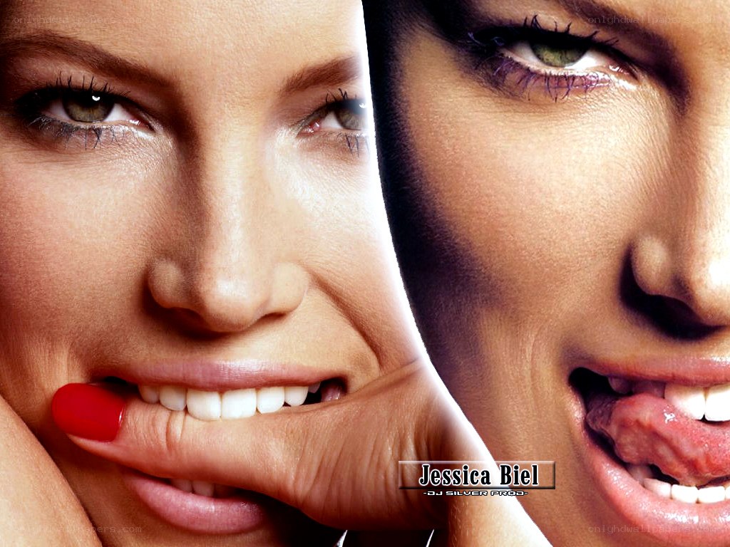 Jessica Biel close-up portrait