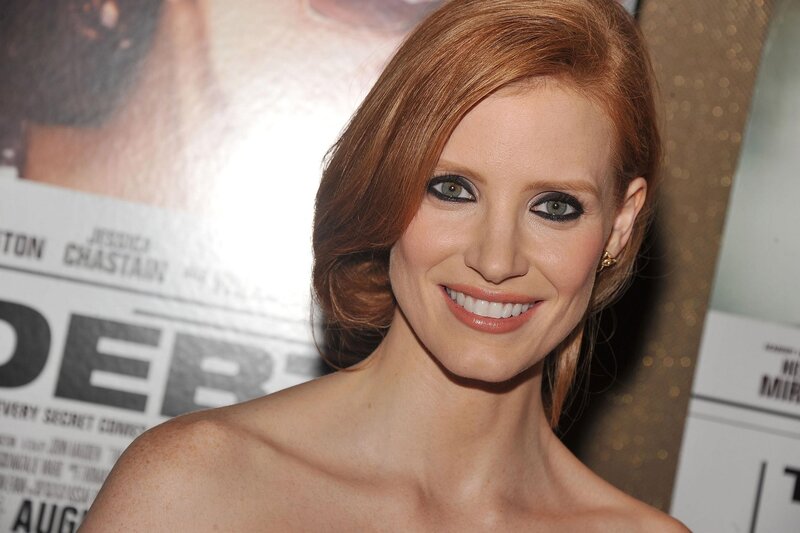 Jessica Chastain at a movie premiere