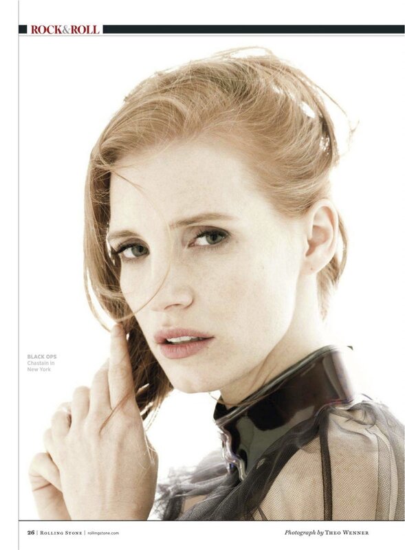 Jessica Chastain in Rolling Stone