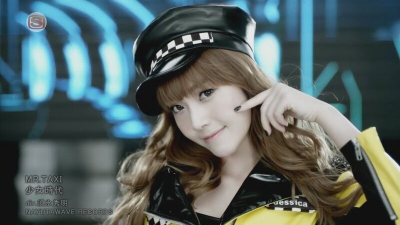 Jessica in taxi uniform