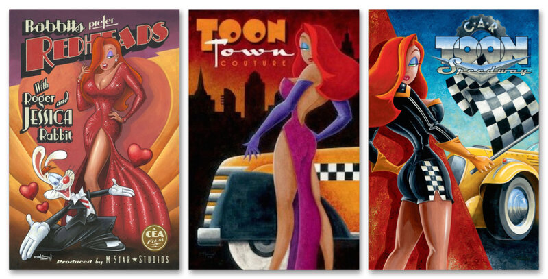 Jessica Rabbit in Red Dress — Dramatic