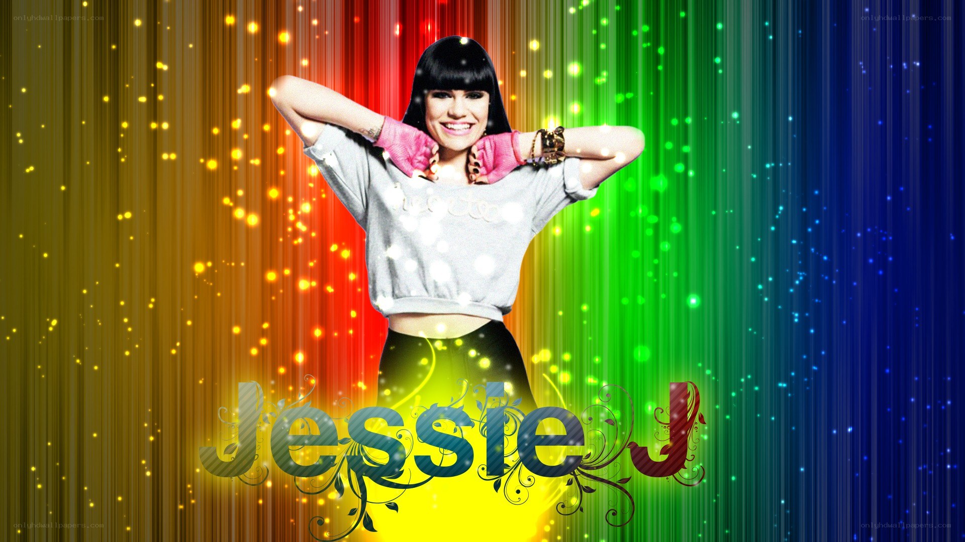 Jessie J colorful background