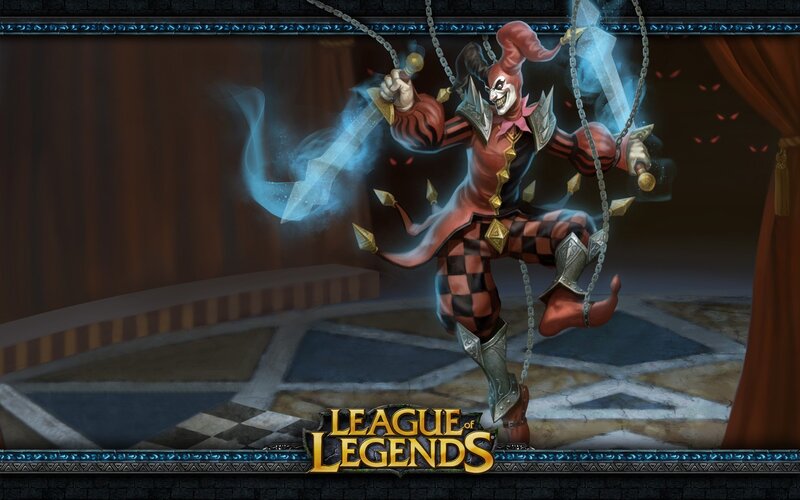 Jester character in action