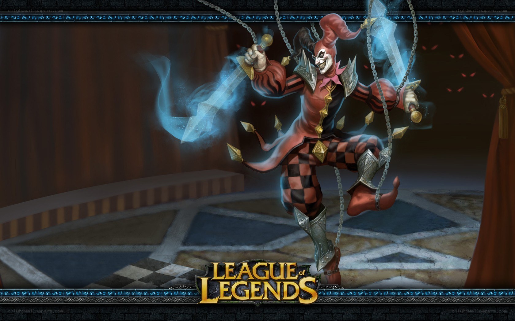 Jester character in action