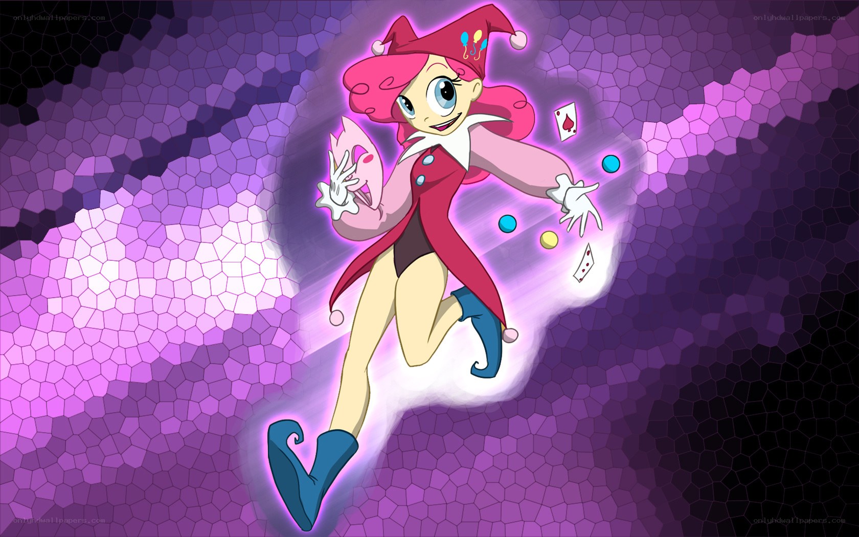 jester character in motion
