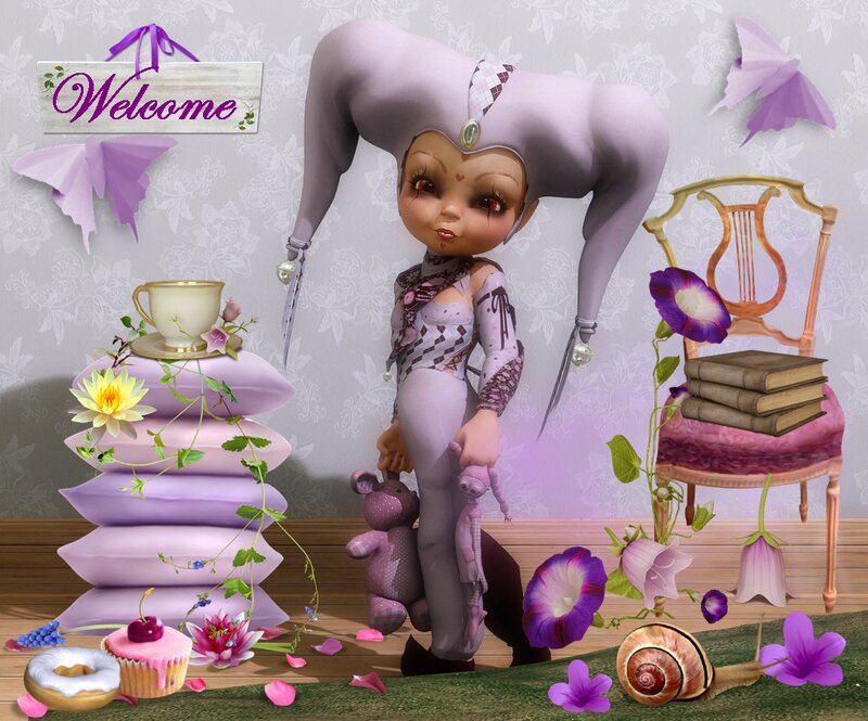 Jester Character in Room