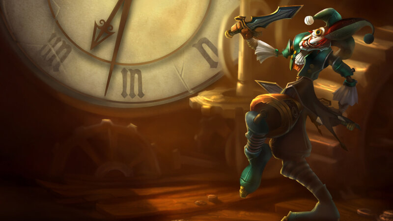 Jester Character with Sword — Brown