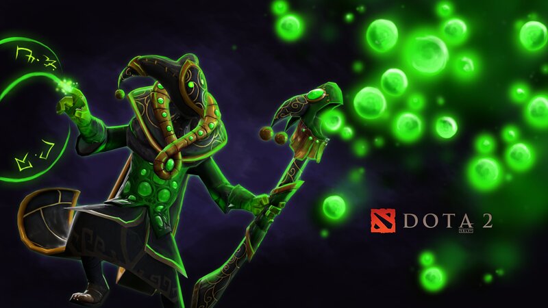 Jester-like Character Casting Spell