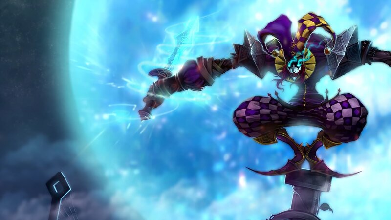 Jester-like Character in Purple