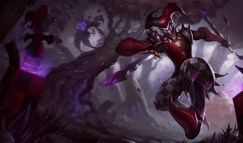 Jester-like Warrior in Motion