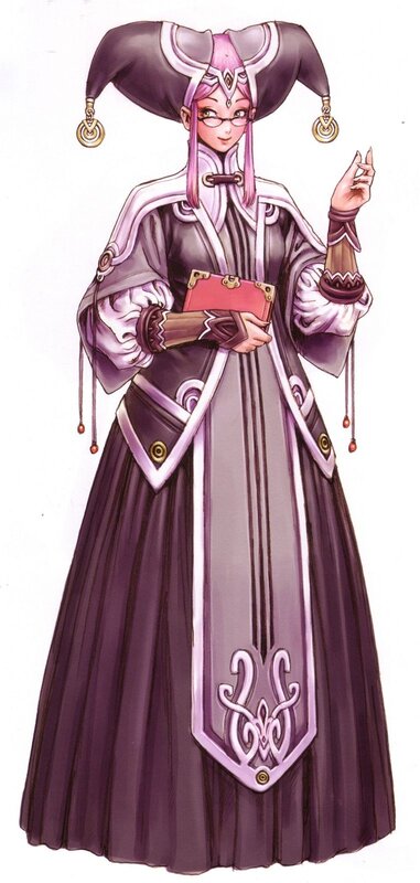 jester mage character art