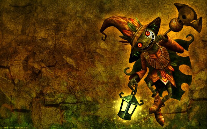 jester monster with lantern
