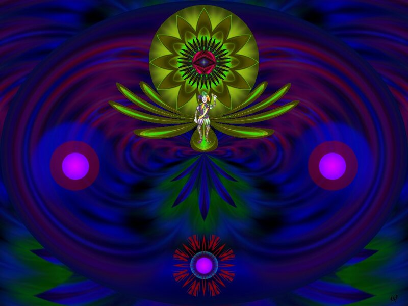 Jester on Flower Platform