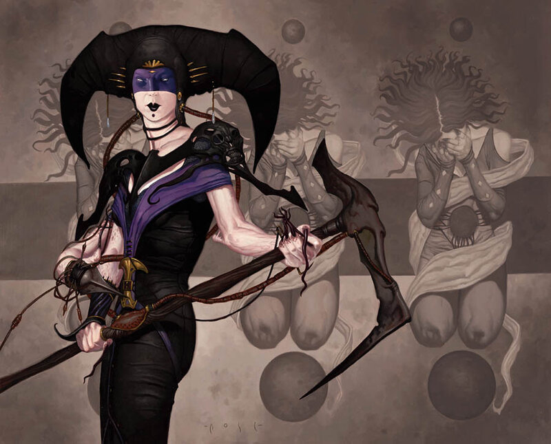 Jester with a Scythe