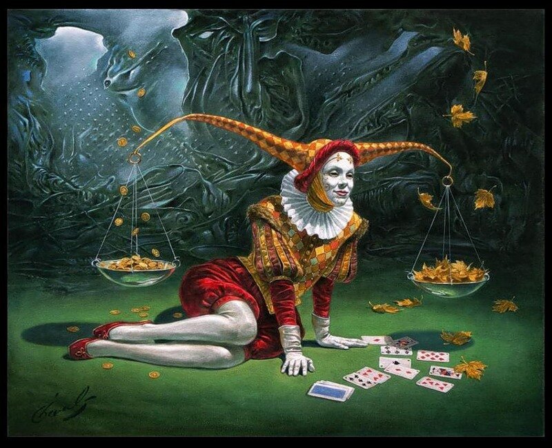 Jester with Scales