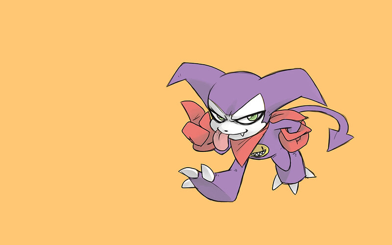 Jestermon character art