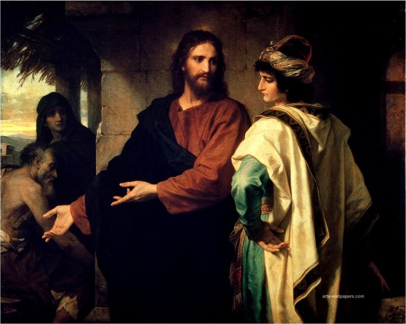 Jesus and a Man
