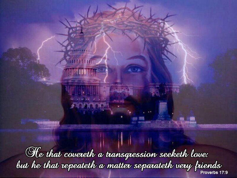 Jesus and Capitol building