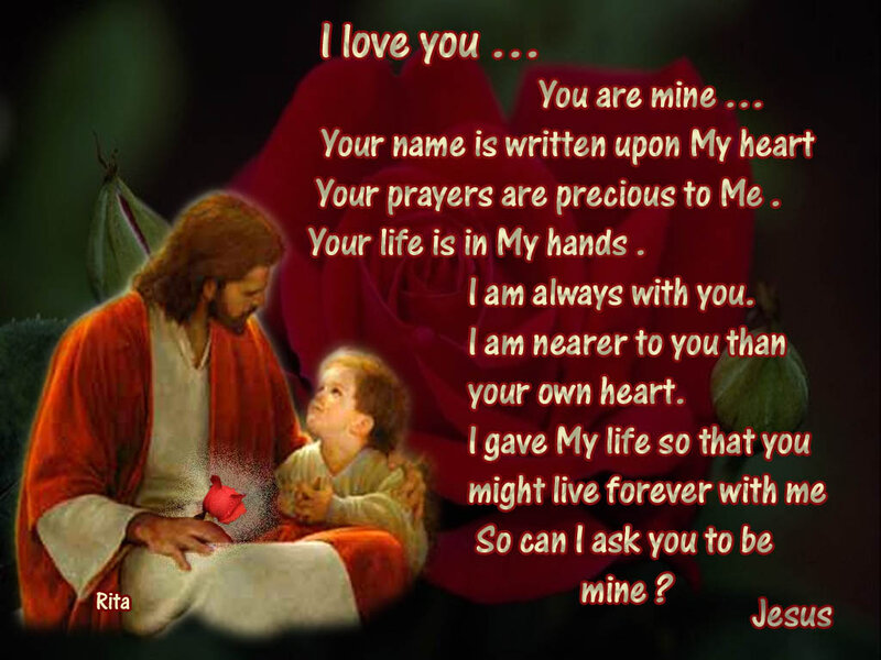 Jesus and Child — Red