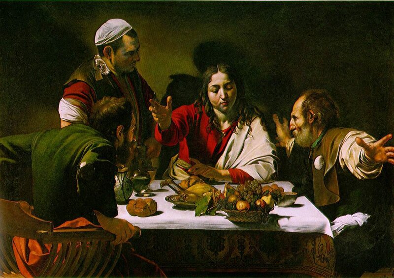 Jesus and Disciples at Table — Brown