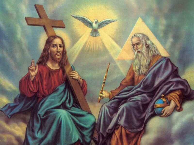 Jesus and God the Father — Blue