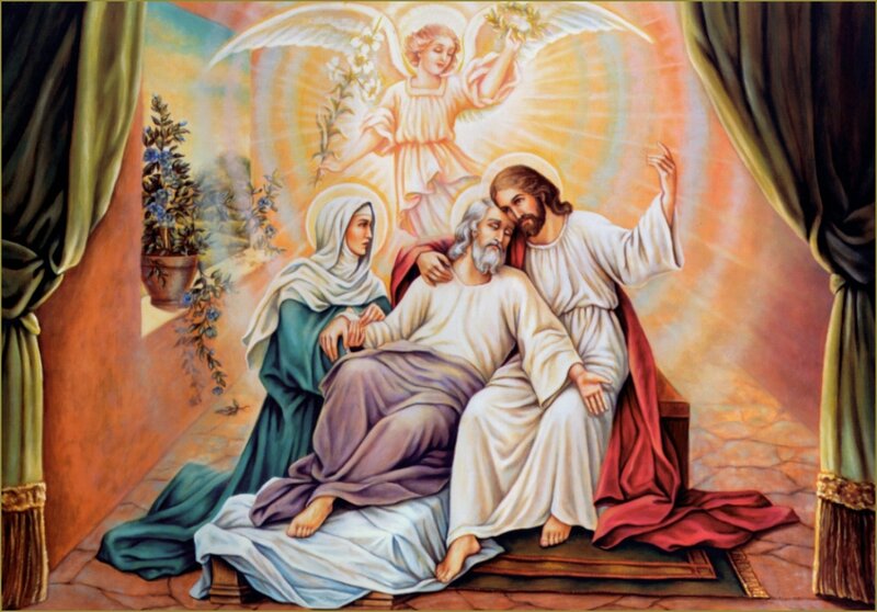 Jesus and Joseph Dying