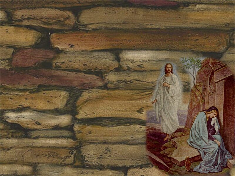 Jesus and Mary Magdalene — Brown