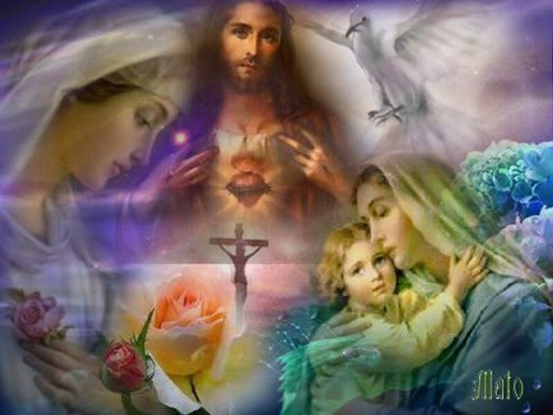 Jesus and Mary with Child