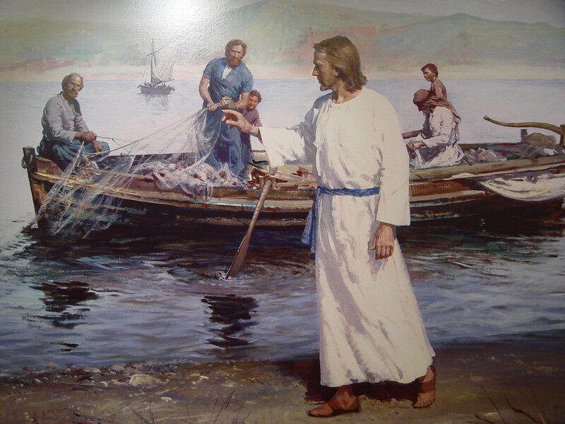 Jesus and the fishermen