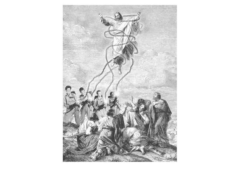 Jesus Ascending to Heaven