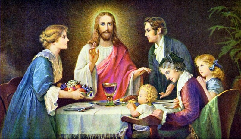 Jesus at a Family Meal
